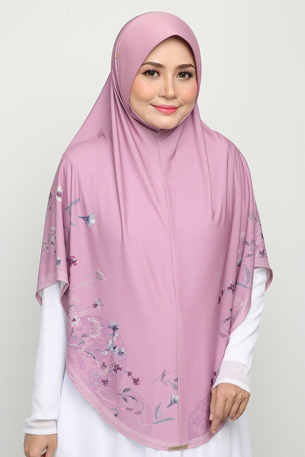 Sarung Printed Najdiyyah Pinky Orchid